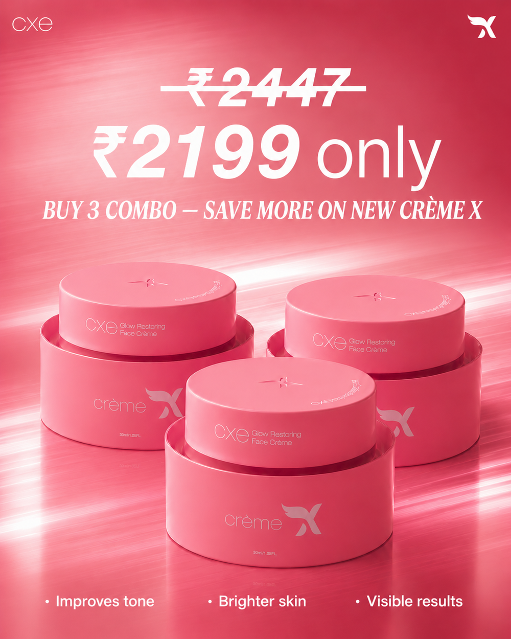 Family Pack — Buy 3 Cream X