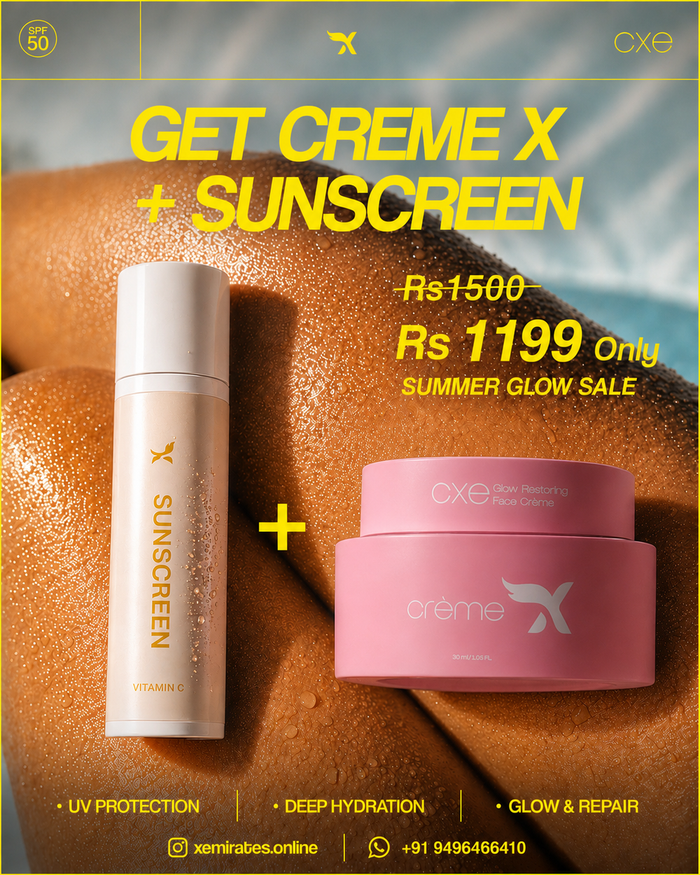 Glow Combo — Cream X + Vitamin C Sunscreen
