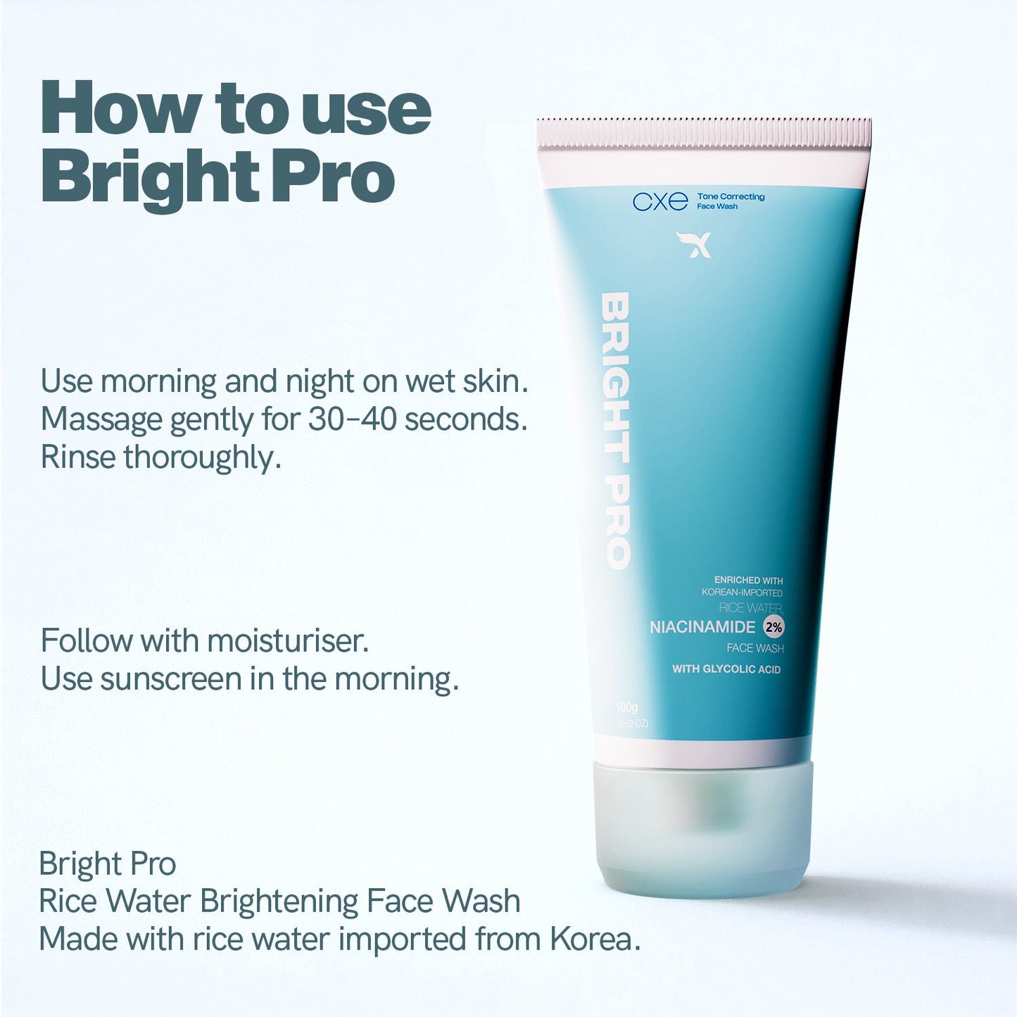 BrightPro Cream Face Wash