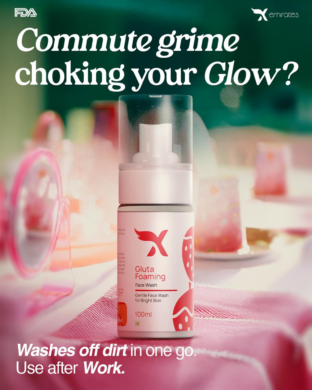 Gluta Foaming Facewash