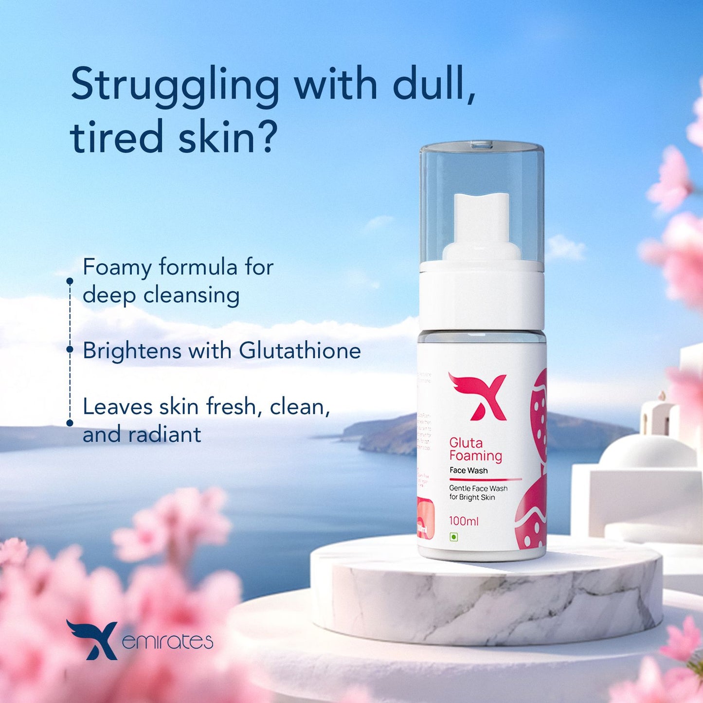 Gluta Foaming Facewash