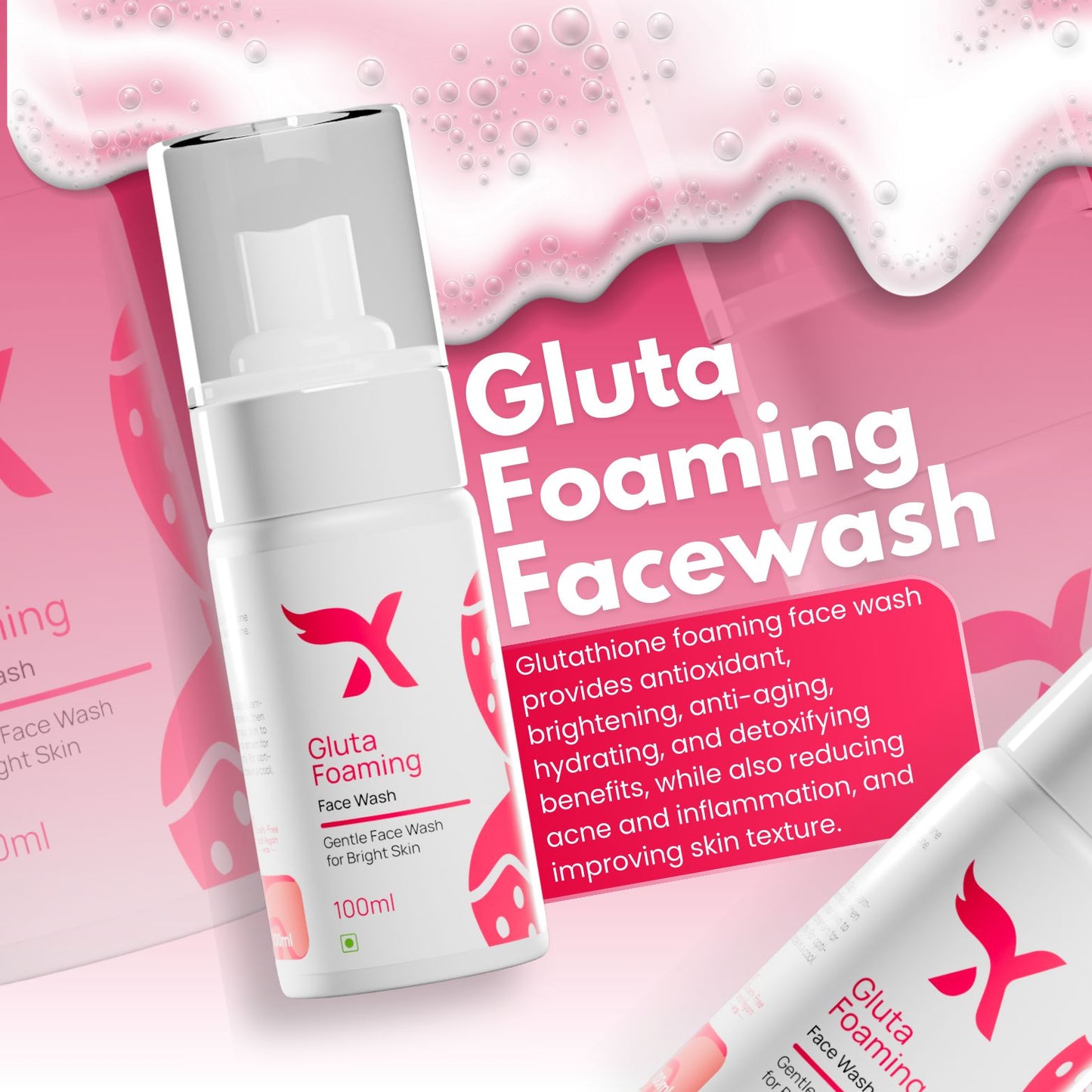 Gluta Foaming Facewash