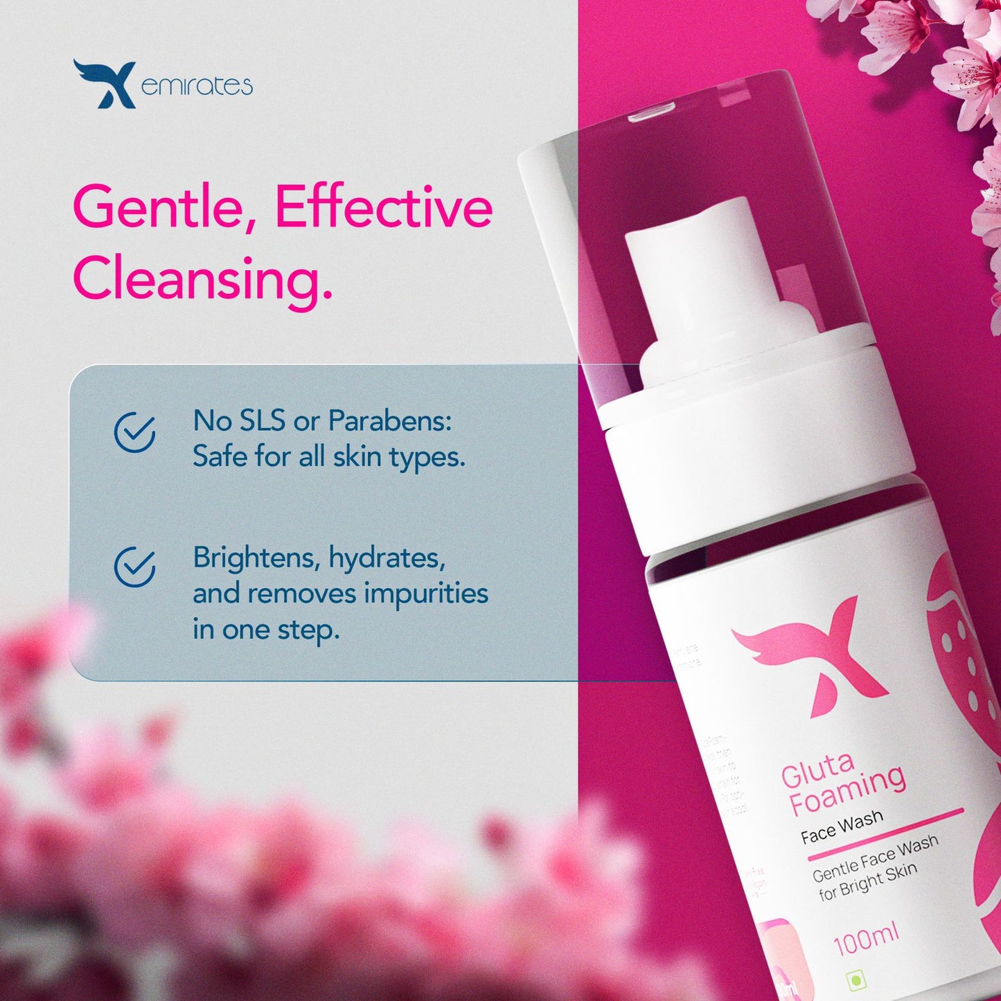 Gluta Foaming Facewash
