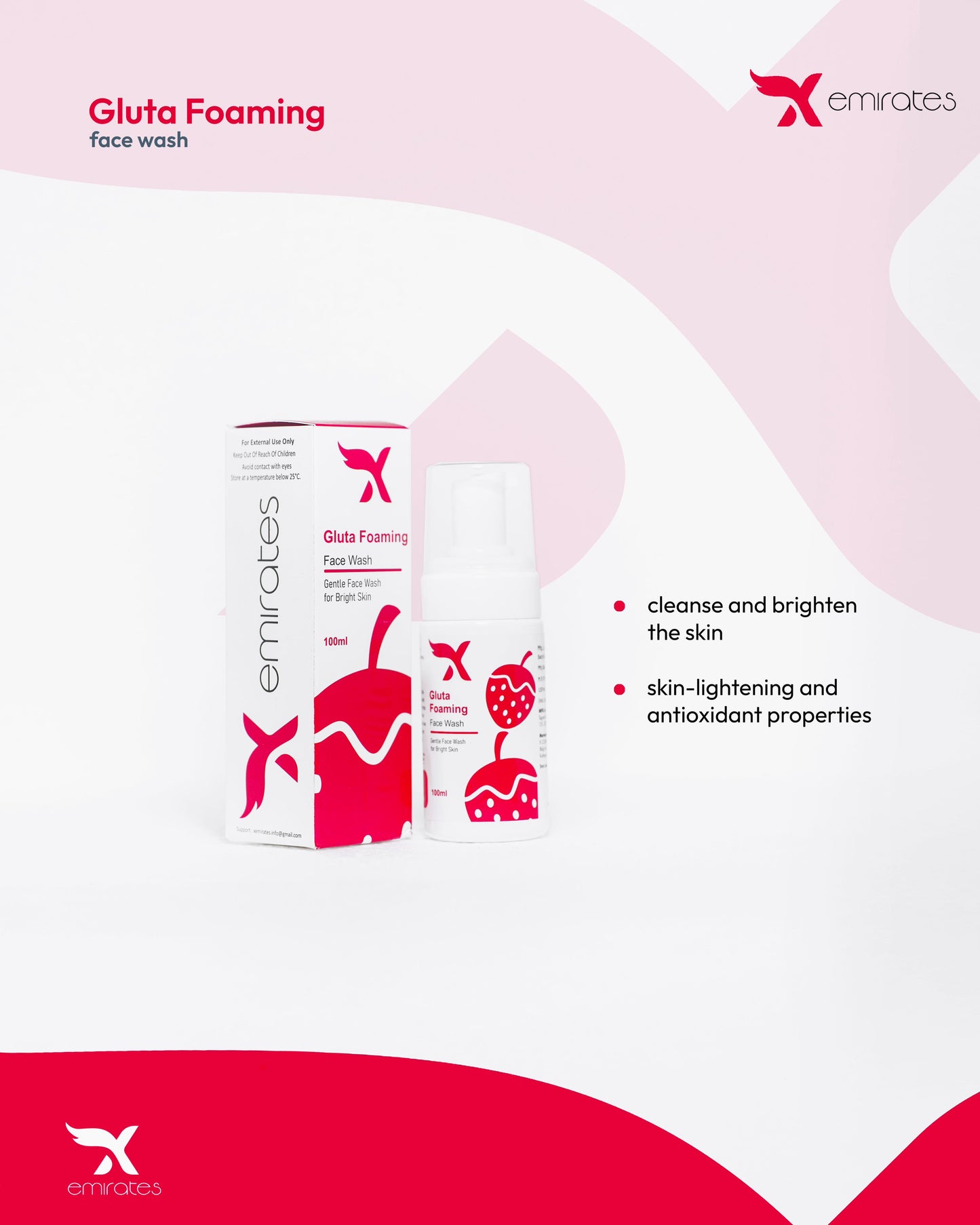 Gluta Foaming Facewash