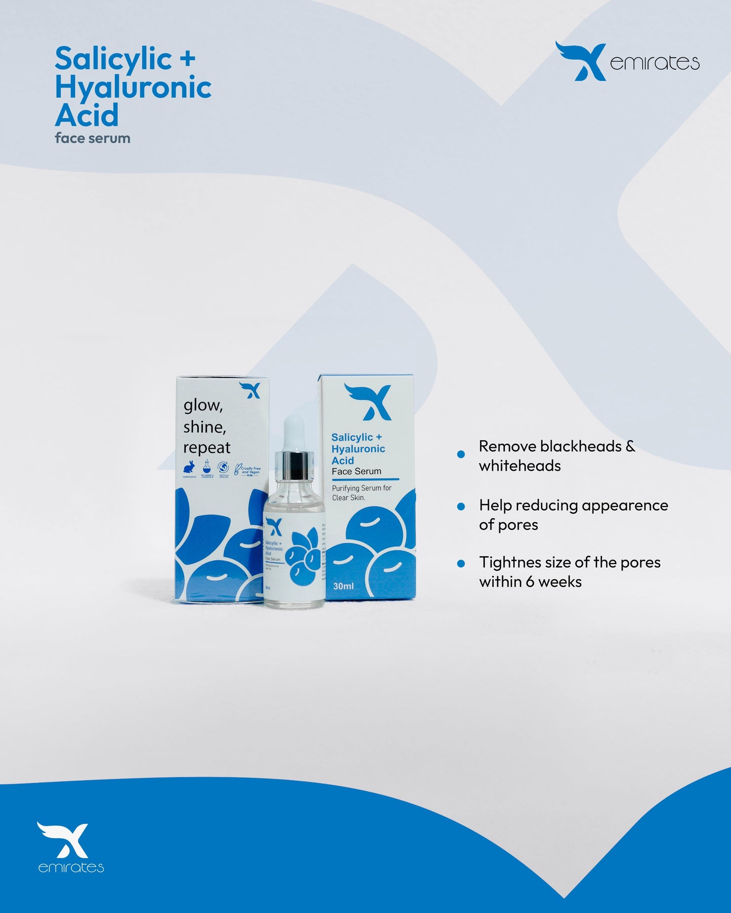 2% Salicylic + Hyaluronic Acid Face Serum