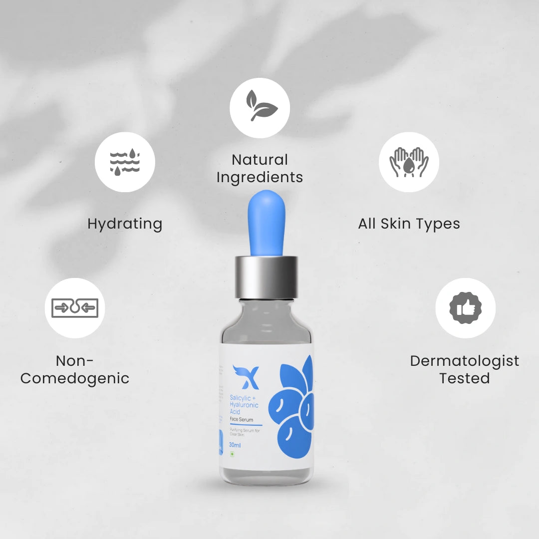 2% Salicylic + Hyaluronic Acid Face Serum